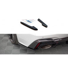 Maxton Design boční difuzory pod zadní nárazník ver.2 pro Audi RS6 C8, Carbon-Look