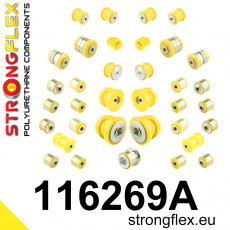 116269A: Strongflex Kompletní sada polyuretanových silentbloků pro zavěšení varianta SPORT 116269A: Strongflex Kompletní sada polyuretanových silentbloků pro zavěšení varianta SPORT