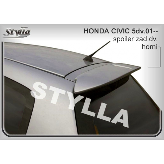 Stylla spoiler zadních dveří Honda Civic 5dv (2001 - 2005) - horní