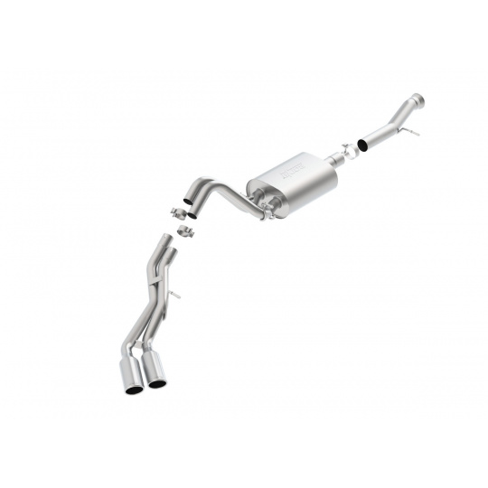 Borla Cat-Back výfukový systém "S-Type" pro Cadillac Escalade 6,2l V8 s automatickou převodovkou, 4-dvéř., r.v. 2015-2020