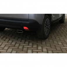 Fox Sportauspuff koncový tlumič výfuku s koncovkou 145x65 Typ 59 pro Peugeot 2008 2013- s motorem 1.2