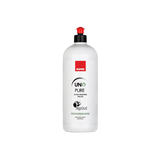 RUPES UNO PURE - Ultra Finishing Polish, 1 000 ml - profesionální ultra jemná lešticí pasta pro finální leštění laku do vysokého lesku