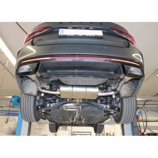 Fox Sportauspuff koncový díl s napojením na orig. koncovky pro Škoda Octavia NX 2021- s motorem 1.4 RS iV, pro OE koncovky č. 5E3 253 681 B