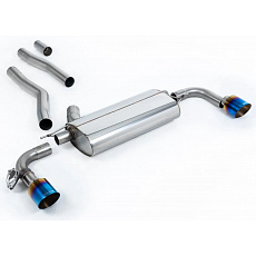 Milltek Sport výfukový systém OPF/GPF Back pro BMW řada 1 128ti 5-dvéř. (F40 s OPF/GPF) 2021-2024, GT-115 titanově modré koncovky