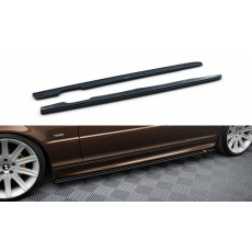 Maxton Design difuzory pod boční prahy pro BMW řada 3 E46, černý lesklý plast ABS Maxton Design difuzory pod boční prahy pro BMW řada 3 E46, černý lesklý plast ABS