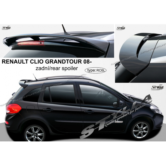 Stylla spoiler zadních dveří Renault Clio III Grandtour (2008 - 2013)