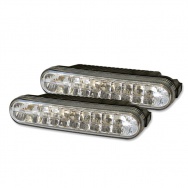 LED světla PIRANHA pro denní svícení s homologací ECE R87, šířka 120mm