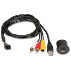 Alpine KCU-1A prodlužovací kabel s USB a AUX