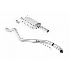 Milltek Sport výfukový systém cat-back s rezonátorem (Road+) pro Volkswagen Transporter \ Caravelle T6 SWB 150PS/204PS 2.0l TSI (benzin) 2WD 2017-2024, typ koncovek: skrytá