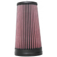 K&N univerzální kulatý zkosený filtr se vstupem 70 mm a výškou 210 mm, gumový vrchlík