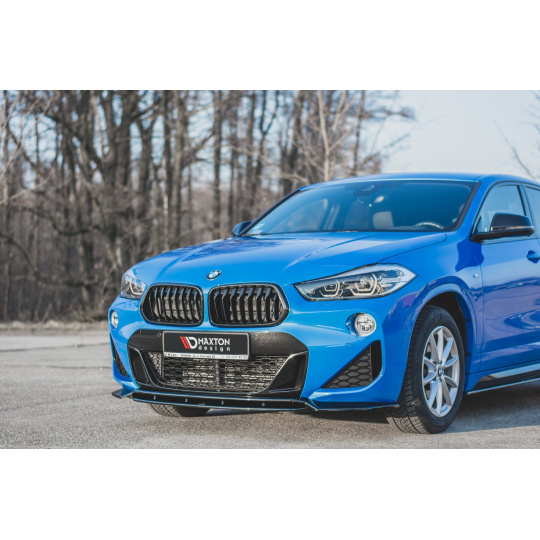 Maxton Design spoiler pod přední nárazník pro BMW X2 F39, černý lesklý plast ABS Maxton Design spoiler pod přední nárazník pro BMW X2 F39, černý lesklý plast ABS
