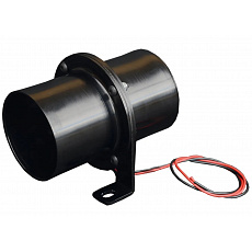 Elektrický ventilátor pro vložení do flexibilní hadice o průměru 76 mm