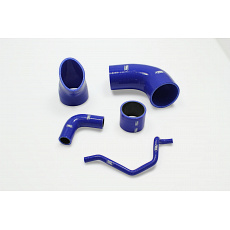 Samco Sport 5-dílná sada silikonových hadic pro vedení vzduchu k turbu pro Opel (Vauxhall) Astra 2005 - 2009, 2005 - 2010 VXR 2.0i 240PS, barva: modrá
