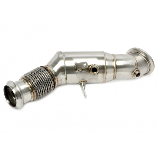 TA Technix downpipe bez katalyzátoru BMW 4 (F32 / F33 / F36, LCI - 2016-2021) 420i a 430i motor B48 s OPF