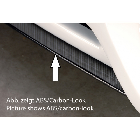 Rieger lipa pod přední nárazník Rieger pro Audi A5 B8, B81 kabriolet, kupé, Sportback před faceliftem, 06/07-07/11, plast ABS bez povrchové úpravy, pod přední spoiler Rieger obj. kód K 00055411