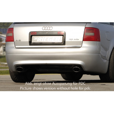 Rieger spoiler pod zadní nárazník S6-Look pro Audi A6 4B avant po faceliftu r.v. 07/01-, plast ABS bez povrchové úpravy