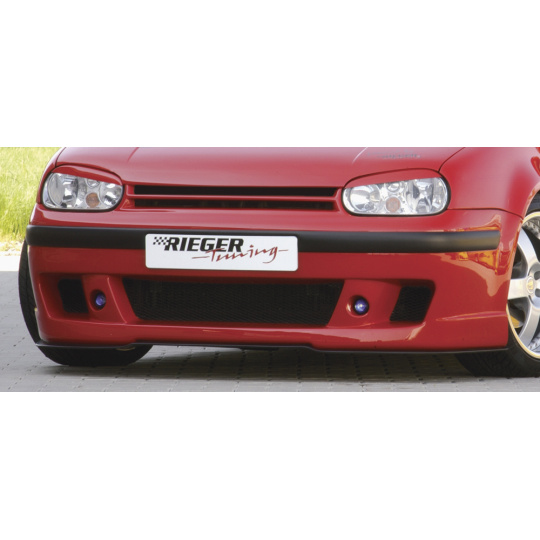 Rieger přední nárazník pro Volkswagen Golf 4 1J 3-dvéř., 5-dvéř., combi, plast ABS bez povrchové úpravy, s výřezy pro mlhová světla