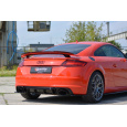Maxton Design prodloužení spoileru pro Audi TT RS 8S, černý lesklý plast ABS
