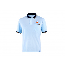 Sparco polo triko Gulf s náprsní kapsičkou, barva: světle modrá, velikost: S