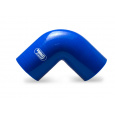 Samco Sport Fluoro silikonové koleno 90° s vnitřním průměrem 13 mm pro vedení oleje a nafty, barva: modrá