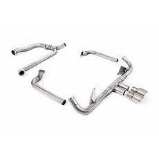 Milltek Sport kompletní výfukový systém vč. náhrady katalyzátoru pro Porsche Boxster 718 GTS 2.5T 2016-2022, typ koncovek: GT-100 titanové Milltek Sport kompletní výfukový systém vč. náhrady katalyzátoru pro Porsche Boxster 718 GTS 2.5T 2016-2022, typ koncovek: GT-100 titanové