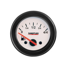 Sandtler série Racing přídavný ukazatel - hladina paliva pro ponorný snímač