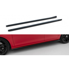 Maxton Design difuzory pod boční prahy ver.4 pro Volkswagen Golf R Mk7 Facelift, černý lesklý plast ABS Maxton Design difuzory pod boční prahy ver.4 pro Volkswagen Golf R Mk7 Facelift, černý lesklý plast ABS
