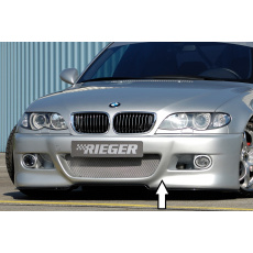 Rieger přední nárazník pro BMW řada 3 E46 sedan, touring po faceliftu, plast ABS bez povrchové úpravy, s držáky pro originální mlhová světla Rieger přední nárazník pro BMW řada 3 E46 sedan, touring po faceliftu, plast ABS bez povrchové úpravy, s držáky pro originální mlhová světla