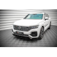Maxton Design spoiler pod přední nárazník pro Volkswagen Touareg Mk3 /R-Line, černý lesklý plast ABS