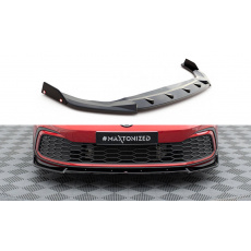Maxton Design spoiler pod přední nárazník s křidélky ver.3 pro Volkswagen Golf GTI Mk8, černý lesklý plast ABS Maxton Design spoiler pod přední nárazník s křidélky ver.3 pro Volkswagen Golf GTI Mk8, černý lesklý plast ABS