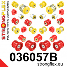 036057B: Strongflex Kompletní sada polyuretanových silentbloků pro zavěšení 036057B: Strongflex Kompletní sada polyuretanových silentbloků pro zavěšení