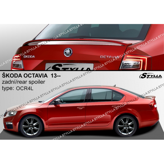 Stylla spoiler zadních dveří Škoda Octavia III htb (od 2012)