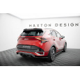 Maxton Design spoiler pod zadní nárazník s žebrováním pro Kia Sportage Mk5 GT-Line, černý lesklý plast ABS