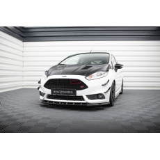 Maxton Design spoiler pod přední nárazník ver.6 pro Ford Fiesta ST Mk7 Facelift, černý lesklý plast ABS Maxton Design spoiler pod přední nárazník ver.6 pro Ford Fiesta ST Mk7 Facelift, černý lesklý plast ABS