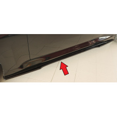 Rieger spoiler pod boční práh mont. strana levá pro BMW řada 2 G42 kupé, 07/21-, plast ABS lakovaný do černé lesklé barvy