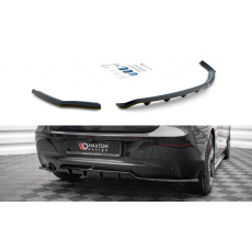 Maxton Design středový spoiler pod zadní nárazník s žebrováním pro BMW řada 1 F20, Carbon-Look Maxton Design středový spoiler pod zadní nárazník s žebrováním pro BMW řada 1 F20, Carbon-Look