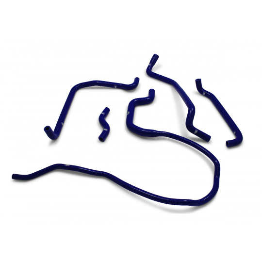 Samco Sport 5-dílná sada silikonových hadic pro vedení chladicí kapaliny pro Ford Sierra/Sapphire Cosworth 4WD 1990 - 1992, barva: modrá