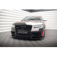Maxton Design spoiler pod přední nárazník ver.2 pro Audi S8 D4, černý lesklý plast ABS