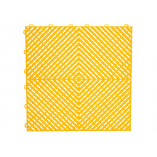 Dlaždice modulární podlahy 40 x 40 cm, barva: žlutá