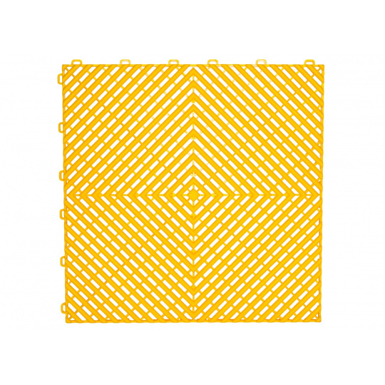 Dlaždice modulární podlahy 40 x 40 cm, barva: žlutá