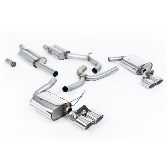 Milltek Sport homologovaný výfuk cat-back pro Volkswagen Golf Mk7.5 R Estate / Variant 2.0 TSI 310PS (bez GPF) 2018-2019, typ koncovek: dvojité oválné leštěné Milltek Sport homologovaný výfuk cat-back pro Volkswagen Golf Mk7.5 R Estate / Variant 2.0 TSI 310PS (bez GPF) 2018-2019, typ koncovek: dvojité oválné leštěné