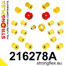 216278A: Strongflex Kompletní sada silentbloků pro zavěšení varianta SPORT 216278A: Strongflex Kompletní sada silentbloků pro zavěšení varianta SPORT