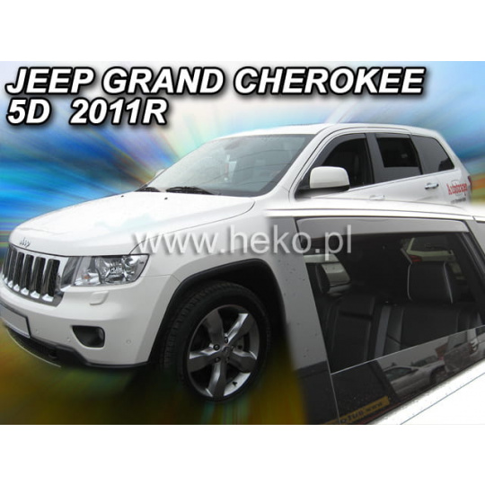 HEKO ofuky oken Jeep Grand Cherokee WK2 (od 2010- ) přední + zadní