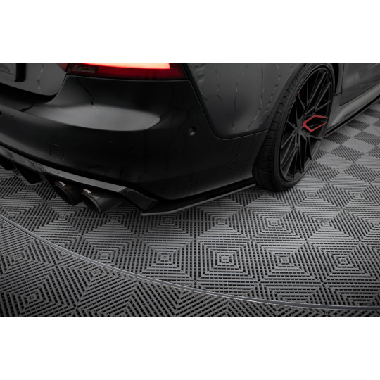 Maxton Design "Street Pro" boční difuzory pod zadní nárazník pro Audi A7 C7, plast ABS bez povrchové úpravy, S-Line