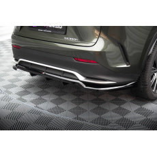 Maxton Design středový spoiler pod zadní nárazník s žebrováním pro Lexus NX Mk2 F-Sport, černý lesklý plast ABS Maxton Design středový spoiler pod zadní nárazník s žebrováním pro Lexus NX Mk2 F-Sport, černý lesklý plast ABS