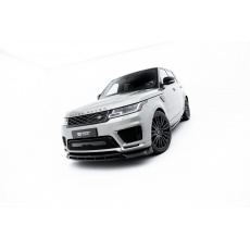 Maxton Design spoiler pod přední nárazník pro Land rover Range Rover Sport Mk2 Facelift, černý lesklý plast ABS