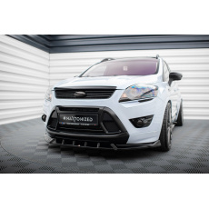 Maxton Design spoiler pod přední nárazník pro Ford Kuga Mk1 ST, černý lesklý plast ABS