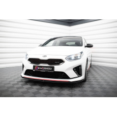 Maxton Design "Street Pro" spoiler pod přední nárazník pro Kia Proceed Mk1 GT, plast ABS bez povrchové úpravy, s červenou linkou Maxton Design "Street Pro" spoiler pod přední nárazník pro Kia Proceed Mk1 GT, plast ABS bez povrchové úpravy, s červenou linkou