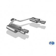 Fox Sportauspuff koncový tlumič výfuku s koncovkou 2x80 Typ 13 na obou stranách pro Ford Mondeo IV s motorem 1.6, 1.6 TDCi, 1.8 TDCi, 2.0, 2.0 TDCi, 2.2 TDCi, hatch.