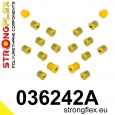 036242A: Strongflex Sada silentbloků zadního zavěšení varianta SPORT